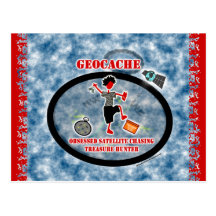 Geocaching  Obsessed Satellite Postcards
