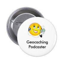 Geocaching Podcaster Swag Pin