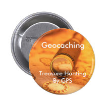 Geocaching Treasure Hunting By GPS Swag Pin