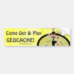 Geocaching Want To Play? Bumper Stickers