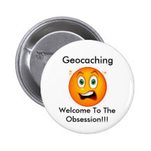 Geocaching Welcome to the Obsession Swag Pin