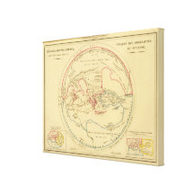 Geographie des Grecs Primitive Canvas Print