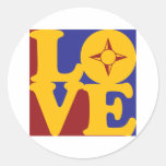 Geography Love Stickers