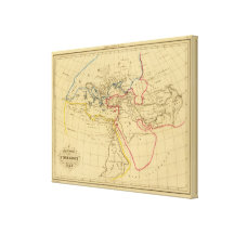 Geography of Herodotus Canvas Print