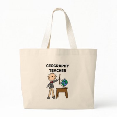 Geography Teacher Bags by stick_figures