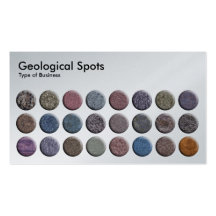 Geological Spots - Platnum Business Cards