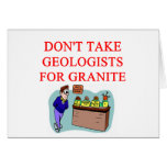 geologist joke greeting card