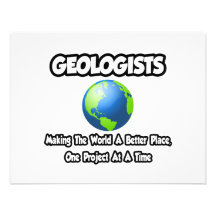Geologists...Making the World a Better Place Custom Announcement