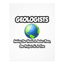 Geologists...Making the World a Better Place Letterhead Design