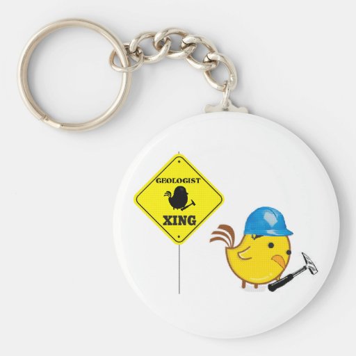 Géologue Xing Porte-clef