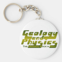 Geology and Physics Keychain
