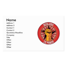 Geology Is Power Business Cards