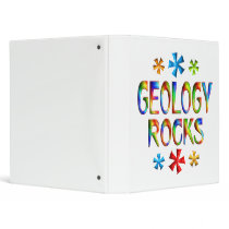 GEOLOGY ROCKS VINYL BINDER