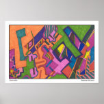 "Geometric" Abstract Art Poster