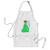 Geometric Angel Apron