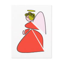 Geometric Angel Post Cards