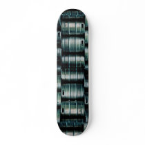 Geometric beer barrels, Czech Republic Skateboard Decks