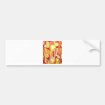 Geometric Circus (Geometric expressionism) Bumper Sticker
