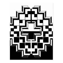 Geometric Deco Postcards
