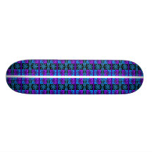 GEOMETRIC DESIGN SKATEBOARD