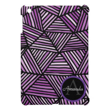 Geometric Monogrammed iPad Mini Case