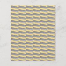 Geometric Pattern in Yellow and Grey. Flyer