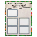 Geometric Patterns  Scrapbook Pages - Customized Letterhead