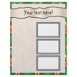 Geometric Patterns  Scrapbook Pages - Letterhead Design