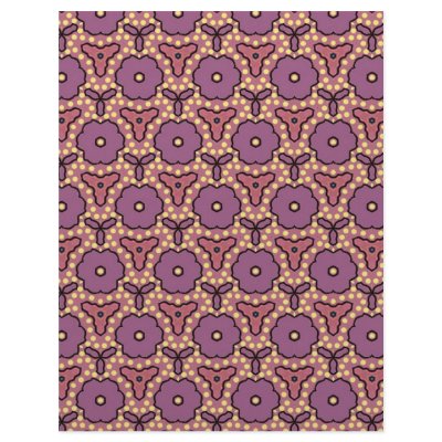 Geometric Patterns  Scrapbook Pages - Maroon-001 Letterhead Design by ArtbyJean