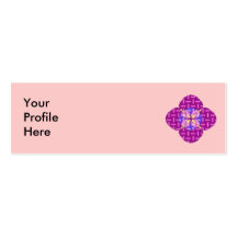 Geometric Profile Card Business Cards