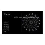 Geometric spiral business card