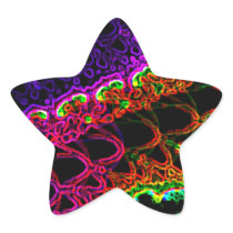 Geometric Star Stickers