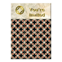 Geometric Tiles  Invitation