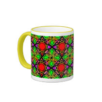 Geometric Tribal Sun Cupe Coffee Mug