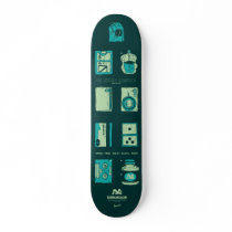 GEOMETRICAL SKATE BOARD DECK