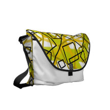 Geometrics Messenger Bag