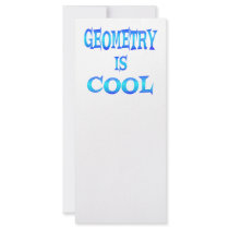 Geometry is Cool Rack Card Template