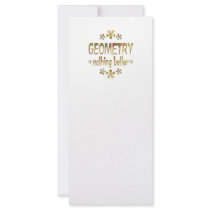GEOMETRY Nothing Better Custom Rack Card