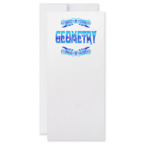 GEOMETRY CUSTOMIZED RACK CARD