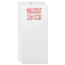 Geometry Rocks Custom Rack Cards