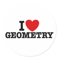 Geometry Round Sticker