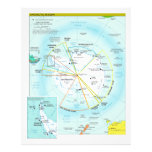 Geopolitical Regional Map of Antarctica Art Photo