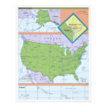 Geopolitical Regional Map of the United States Photograph