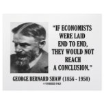 George B. Shaw If Economists Laid Not Conclusion Custom Letterhead