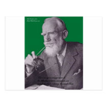 George B Shaw Love/Exaggeration Gifts & Cards postcards