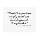 George Bernard Shaw on Hamlet