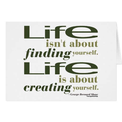 George Bernard Shaw Quote Card