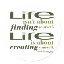 George Bernard Shaw Quote Sticker