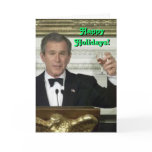 George Bush Happy Holidays Card