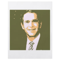George Bush Pop Art Full Color Flyer